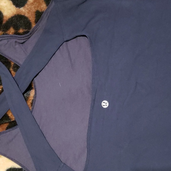Lululemon criss cross tank with bra insert - Picture 3 of 4